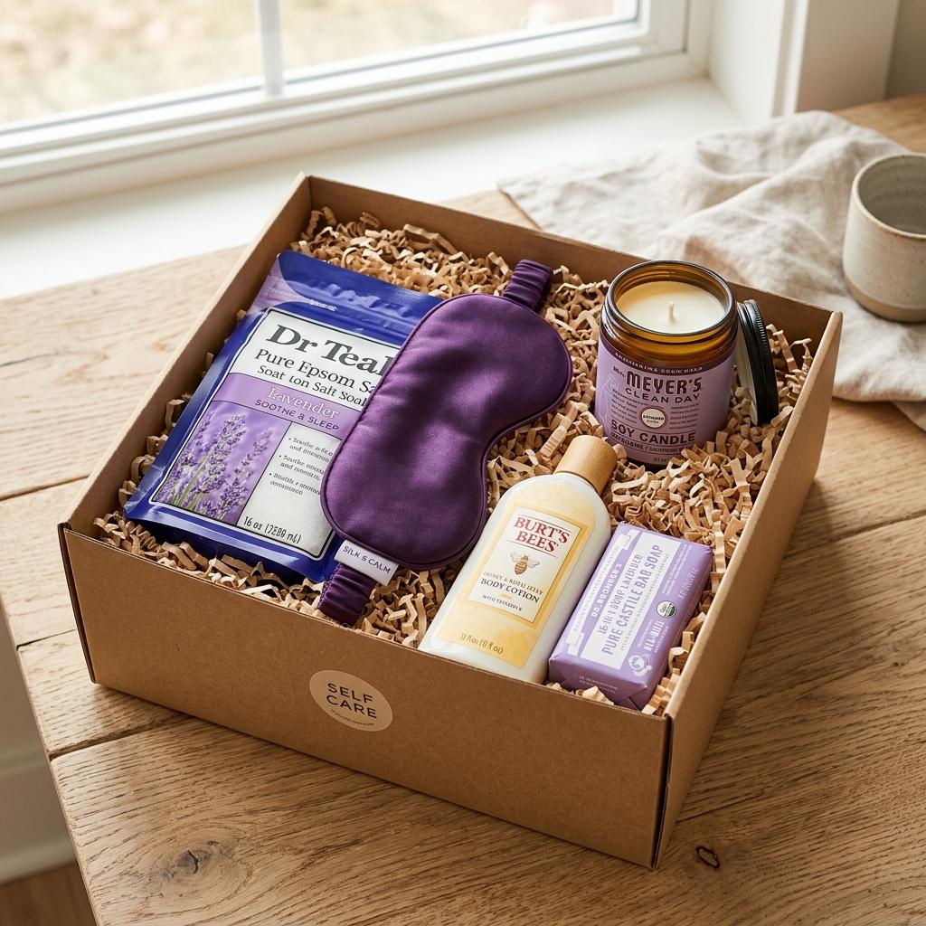 The Spa & Thank You Box, packed and shipped in Canada