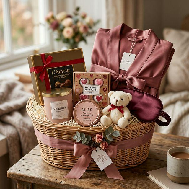 Valentine's Day Gift Box, third view of the box as it goes out