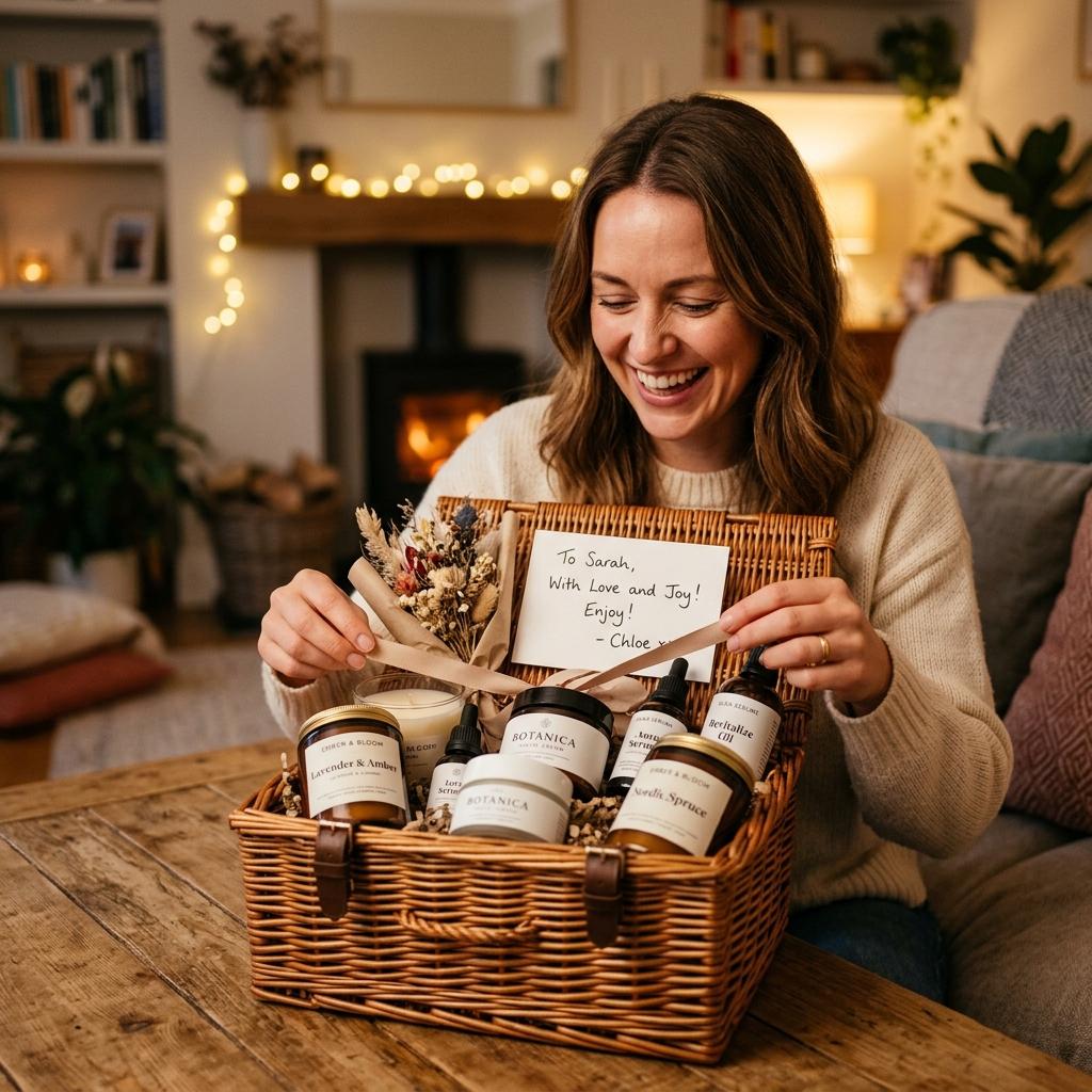 A warm unboxing moment of SwipeGifts box