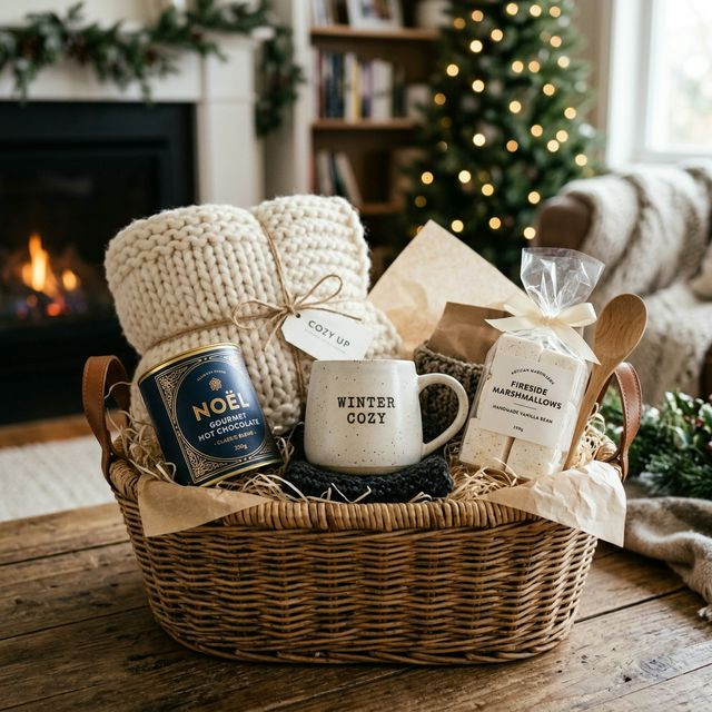 Cozy Comfort gift box, packed and shipped in Canada