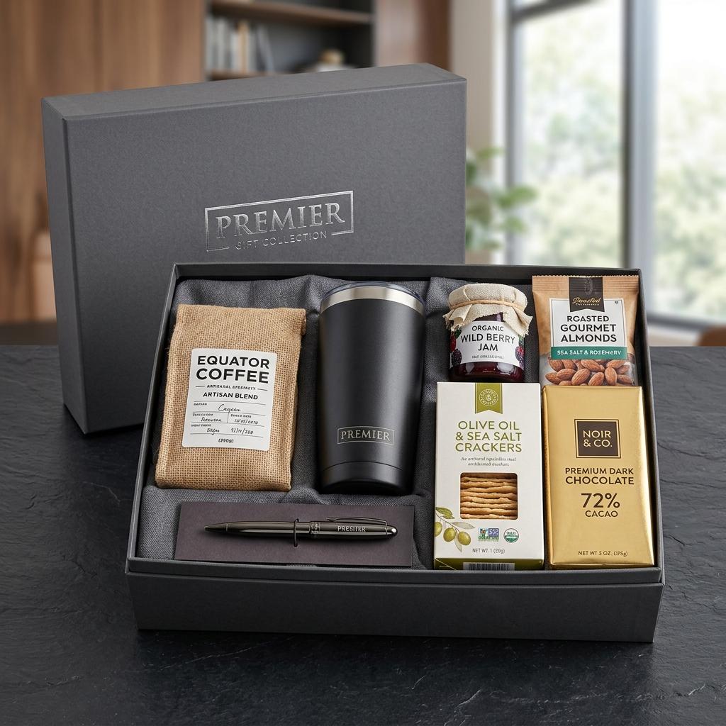 Premier corporate gift basket
