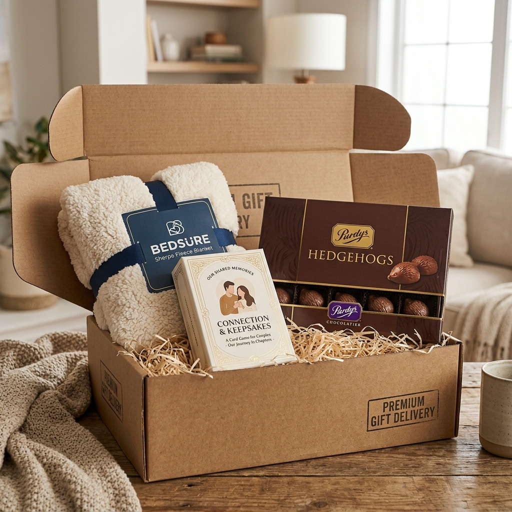 The Luxury Romance Box, packed and shipped in Canada