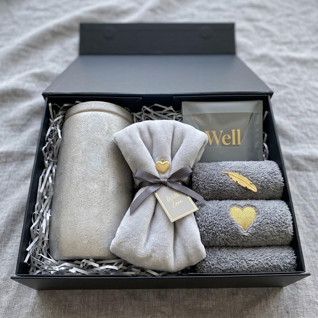 The Premium Executive Box, a gift box packed by hand in Canada